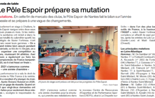 Stage et rentrée pôle espoir