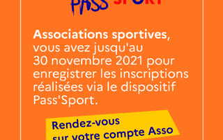 Pass Sport jusqua novembre