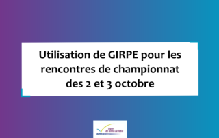 Utilisation GIRPE