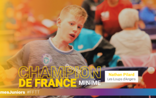 Nathan Pilard Champion de France minime 2021