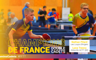Victoire Pilard Trascu double cadets