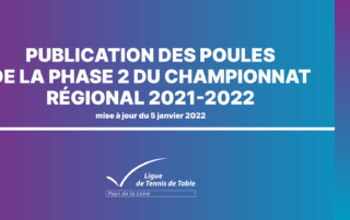 220105 Poules phase 2 Championnat